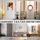 Renjuyi Customized Live Room Background Wall Cloth 3D Three-dimensional Simulation Simple and High-level Sense Hanging Painting Decorative Photography Wallpaper Anchor Silver Z-1283 2x2.4m