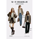 KUHNMARVIN American retro tan suit jacket for women 2025 autumn new shoulder pad silhouette commuter suit K38257 tan S