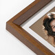 Jinlongxing wooden photo frame 6-inch wedding photo baby photo frame wall hanging couple photo wall combo frame walnut color-9906-2-Manufacturer direct post