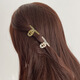 Ze yuhan Mini süßer kleiner Grab-Clip halbe Krawatte kleiner Klauen halbschleppte Haarklaue Durchscheinende Internet-Promi-Bangs-Nebenclip Small Grab Clip Gelee Farbe kleiner Grab-Clip [2 zufällige Farben]