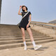 Nike (Nike) Air Force One Women's Mini Hook Sneaker Summer New Model Air Force 1 IB3881 001 Phantom 38