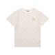 MLB couples' old-fashioned T-shirt casual short-sleeved same style 2024 summer new T05 DT-9923 khaki S