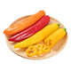 
Zhushi Orange Fruit Colored Peppers Bell Peppers Yunnan Fresh Long Pepper Mini Chili Can Eat Raw Salad Seasonal Fruits and Vegetables Premium Medium Fruits 1050g - Randomly sent 2-4 colors