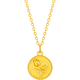 Saturday blessing 18K gold necklace female tulip color gold necklace birthday gift for girlfriend C0620931 40+5cm