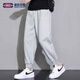 Pantalones casuales de geniolamodia para hombres a los alumnos sueltos y cómodos pantalones deportivos pantalones versátiles de moda pantalones de hombres de moda