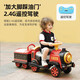 CooGHI (COOGHI) children's electric vehicle can be seated remotely controlled by men and women children toys four-wheeled car two-seater baby battery car China red single electric single drive-only front-only electric drive
