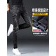 CK jeans men's summer thin slim-fitting small feet ripped beggar pants trendy long pants men's 2025 stretch Uniqt 6636 gray + 7214 black 6636 gray + 721 28 two feet one