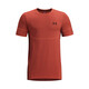 Under Armor (Underarmour) Spring and Summer Rush Scarmouss Men's Training's Sports Sports Short T-shirt 1376781 Orange 847 XL