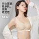 Chaosha summer traceless underwear women's small breasts gathered and one-piece breast collection and anti-sagging beauty vest sports bra thin style oat skin L 90-110Jin [Jin equals 0.5 kg]
