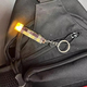 Minecraft Torch Keychain Pendant MC Peripheral Mini Torch Torch Light Dream School Bag Hand-Office Torch Keychain-Battery Type-1 PC