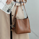 
ANYSMIC Bag Women's Bag Luxury Brand Shoulder Bag Women's Armpit Bag 2025 New versatile Commuter Bucket Bag Women's Caramel Color
