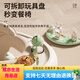 木允瑶德国婴儿学步车宝宝防o型腿防侧翻2025新款多功能小孩手推起步车 标配版活力橙/餐盘