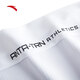 ANTA (ANTA) quick-drying T-shirt for men running autumn long-sleeved quick-drying clothing for men 3A antibacterial moisture wicking fitness sports tops for men solid color quick-drying technology-arm printing pure white M (170) recommended 120-130Jin Jin equals 0.5 kg