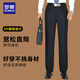 
Men's summer thin style middle-aged and elderly casual pants Daddy trousers Loose straight high waist men's suit pants Elegant gray 9905 [Summer thin style] 29 [Wait 2 feet 2]