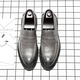 
Ruan Dai (RUANDAI) Doudou shoes men's trendy British style lazy loafers business formal wear breathable casual leather shoes 9715-D black 38