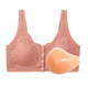 Universeller Post-Breast-Spezial-BH mit Schnalle Weste Silikonhyperplasie Entfernung von Traaceless Brust Bra Zwei-in-One-Fake-One-Brust-Khaki (einteiliger Bra) L [80-110jin [Jin entspricht 0,5 kg]]