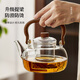 Yipot tea teapot glass teapot thickened kettle glass lifting kettle health pot electric ceramic stove teapot set transparent thickened Shanhe lifting kettle 1100ml