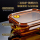 
Lock Lock Glass Lunch Box Microwave Heating Special Bowl Office Worker Bunbox Lunch Box Fruit Sealed Separation Fresh Preservation Box (Best Selling Set) Long San Dividing 1050ml + 480ml round