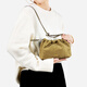 Tianmeiyi Bag féminin Sac nuage de vache de vache Nouveau sac plié chinois plié petit sac à balle en or sac d'anniversaire cadeau pour petite amie Olive Green