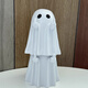 The ghost ornament with the middle finger is funny, creative and cute, a car-mounted Halloween gift for a friend’s birthday, the little ghost with the middle finger, length 5.6cm*width 5.6cm*height 8.5cm