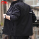 李宁外套男春秋季款风衣女立领夹克户外防泼水冲锋运动服防风透气上衣
