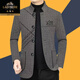 Classic car high-end wool casual jacket for men spring and autumn new slim business casual dad wear wool suit jacket light gray XL 180/96A recommended 135-155Jin Jin equals 0.5 kg