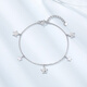 Chao Acer Broken Ice Star Platinum Bracelet PT950 Sparkling Platinum Bracelet Birthday Gift for Women Price Chain length is about 16cm + tail chain, including labor cost 380 yuan 3.4 grams