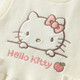 David BELLA (DAVE/BELLA) [Hello Kitty Joint Brand] Girls Sweater Children's Vest Knitted Sweater Baby Vest Children's Top White [Spot] 73 cm (Suggested height 66-73 cm)