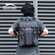 Slazenger/Slazenger Fashion Trendy PU versatile travel bag backpack for men and women diamond black