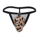 Dumi las bragas sexy de alto cuadro de hombres transpirables seda de seda de vidrio bajo modal transparente transparente pantalones cortos impresos 5406 VISCOSE M