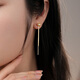 Dara Akoya seawater pearl earrings feather gold 925 silver tassel earrings round extremely bright birthday gift for girlfriend
