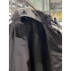 
Adidas jacket men's 2025 spring new fitness training sportswear stand collar windproof casual woven jacket top KC3892 black/white L