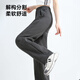 Pantalon Bennie pour pantalon décontracté pour femmes pour le printemps et l'automne Nouveau style pantalon droit mince et légèrement évasé pour les pantalons sportifs polyvalents des petites filles pour le style gris-banane de chanvre [doux et adapté à la peau] M