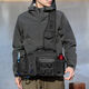 
Multifunctional Luer breast bag large waist bag tactical crossbody fishing fishing bag pole bag outdoor backpack black scorpion CP color
