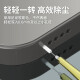 Bagang mobile phone charging port cleaning dust tool earpiece cleaning speaker hole cleaning dust removal mobile phone hole cleaning tool tail plug gap multifunctional cleaning brush needle headphone speaker mobile phone cleaning brush-purple-1 root
