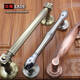 Clcey Antike Tür doppelter Offener Holz-Türgriff GRIFT GREISE HOLZENTUE TÜRE Europäische Einfache Villa Retro antike Bronze Big Pull Griff 9856 Gesichtsbehandlung Rot Ancient