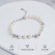 Dirholl freshwater pearl necklace for women, light luxury high-end pendant, clavicle chain, young birthday, Valentine's Day gift for girlfriend and wife, gentle goddess pearl bracelet for women, free engraving