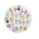 Labubu Labu mini blind box around trendy cartoon blind bag children's small gift luminous ornament toys [random 20 packs] Luminous Rabu Blind Bag