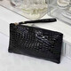 Niche design multifunctional women's clutch ultra-thin solid color new high-end card holder fashionable women's coin purse handbag activity four