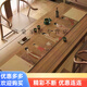 LuodaBAN (LUODABAN) Thousand Miles of Jiangshan Table Flag Tea Table New Chinese-style Zen Tea Table Padding Cloth Absorbent Tea Table Table Cloth Long Strip Huxi Caotang Picture-NC-12044 30*160cm [odorless]