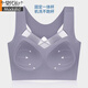Ropa interior deportiva modal sin trazadas para mujeres, estilo de choque de gran tamaño y anti-sagging delgada, sin soporte de anillo de acero, hermoso y par de sujetadores de seno, azul real + rojo grande M, recomendado, 90-100 Jin [Jin equivale a 0.5 kg] 75BCD