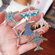 WEISHINI Air Show Aerospace Fighter Badge Y-20 H-6K Teaching 8 J-20 UAV Model Aviation Aircraft Metal Brooch J-20-Vyron