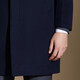Antonio 100% cashmere lining removable mid-length coat men's business casual woolen woolen warm windbreaker