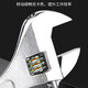 Honggong 10-inch adjustable wrench universal adjustable wrench large opening multi-functional bathroom adjustable wrench light handle repair