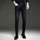 
Jie Yuepai summer trend European black high-end jeans men's Korean style small feet pants trendy brand stretch men's casual trousers 1049 gray regular 28