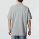 Nike (Nike) T-Shirt New Summer Sportswear Golf Casual Running Kurzärmelte Baumwoll-Revers Atmungsbekenntnis Fn3895-063-Grau-Baumwolle (165/84a)