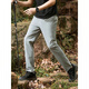 CEO Yageor men's outdoor spring and autumn casual pants three-proof fabric wrinkle-resistant wear-resistant water-resistant trousers sports elastic pants black JQB-671 M 170