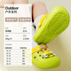 Puxi children's Crocs eva 2~7 years old boys and girls Baotou sandals summer 2025 new non-slip can enter the water beach shoes sprout green forest vitality color 20 (150mm)