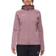 Mammoth (Mammut) Solid Color Logo Print Kapuzenzipper Langarmjacke für Frauen schwarz xs