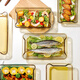 Trefic high borosilicate glass heat-resistant baking pan oven microwave heating special utensils household rectangular steamed fish baking utensils rectangular baking pan (light body) 1.35L
